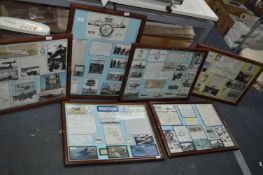 Six Framed RAF Holme on Spalding Moor History Coll