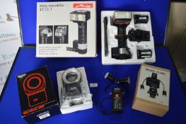 Three Specialist Flashguns Including Metz, Vivitar and one Other