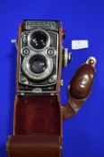 Rolleiflex TLR Camera 3.5 with Planar Lens and Cas