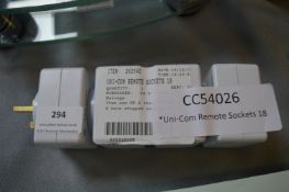 *Uni-Com Remote Sockets 4pk