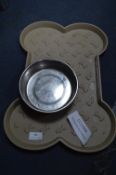*Loving Pets Dog Bowl+Mat Set