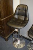 *Chrome Gas Lift Barstool