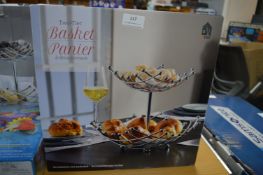 *Two Tier Chrome Basket