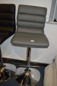 *Bennett Gas Lift Barstool (Grey)