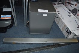 *Samsung Soundbar and Subwoofer