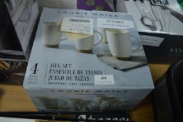 *Laurie Gates Mug Set 4pc