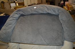 *Silentnight Large Dog Bed with Bolster (Dark Grey)