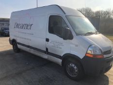 *Renault Master Van, Reg: YX57 GYE, Milage: 80700