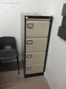 *Four Drawer Foolscap Filing Cabinet (Coffee & Cre