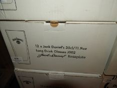 *Box of 12 Jack Daniels Branded Glasses
