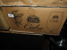 *Box of 24 Branded Stella Artois Cidre Glasses