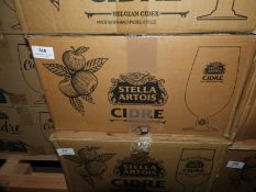 *Box of 24 Branded Stella Artois Cidre Glasses