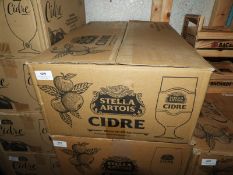 *Box of 24 Branded Stella Artois Cidre Glasses