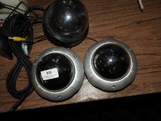 *Three CCTV Dome Camera