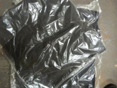 *80 Black Polycotton Chair Covers