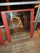 *Cut Glass Wall Mounted Mirror