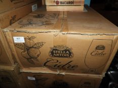 *Box of 24 Branded Stella Artois Cidre Glasses