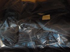 *87 Sea Blue Crushed Taffeta Chair Covers