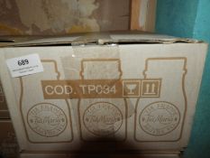 *Box of 12 Tia Maria Frappe Glasses