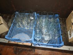 *Two Trays of Jack Daniels Branded Glasses