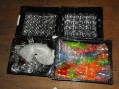 *Four Trays of Assorted Shot Glasses