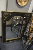 *Black & Gilt Wall Mirror