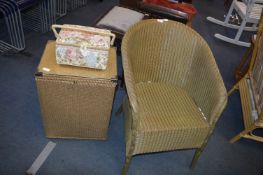 Lloyd Loom Style Linen Bin, Bedroom Chair and Sewi