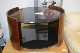 *Black Glass Coffee Table