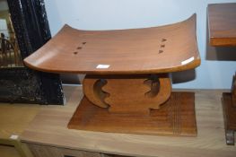 African Carved Stool