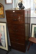 *Four Drawer Pine Filing Cabinet
