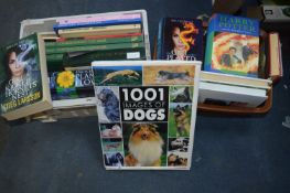 Two Boxes of Books Including Harry Potter, etc.