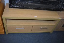 Light Oak Effect TV Unit