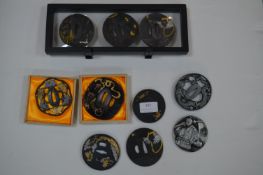 Ten Japanese Ornamental Sword Hilts