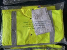 Hi-Vis Parka (Yellow) Size: Medium by ST Workwear