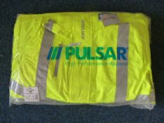 Hi-Vis Storm Coat (Yellow) Size: XXL by Pulsar