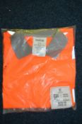 Hi-Vis Polo Shirt (Orange) Size: L