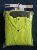 Hi-Vis Bomber Jacket (Yellow) Size: XL by Newlec