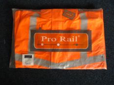 Hi-Vis Jacket (Orange) Size: L by Prorail
