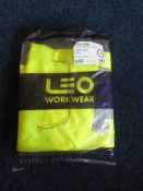 Polycotton Cargo Trousers (Yellow) Size: 44R by Leo Workwear