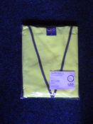 Hi-Vis Waistcoat with Sleeves (Yellow) Size: XL by Leo Workwear