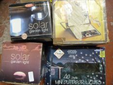 Garden Lights and a Sun Lamp