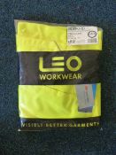 Polycotton Cargo Trousers (Yellow) Size: 44R by Leo Workwear