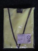 Hi-Vis Waistcoat with Sleeves (Yellow) Size: XL by Leo Workwear