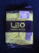 Polycotton Cargo Trousers (Yellow) Size: 44R by Leo Workwear