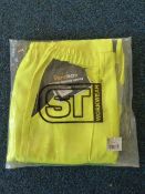 Cordura Hi-Vis Work Trousers (Yellow) Size: 34R by ST Workwear