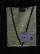 Hi-Vis Waistcoat with Sleeves (Yellow) Size: XL by Leo Workwear