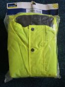 Hi-Vis Bomber Jacket (Yellow) Size: XL by Newlec