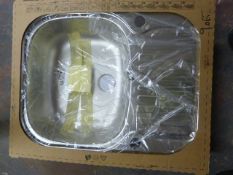 *Pyramis S/S Single Sink (Aurora) 62x50 18/10 Sati