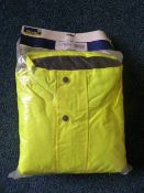 Hi-Vis Bomber Jacket (Yellow) Size: XL by Newlec