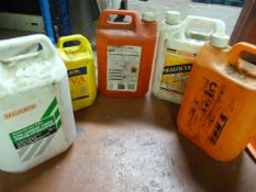 Five Part Used Bottle of Sealofrost, PVA, Brick Cl